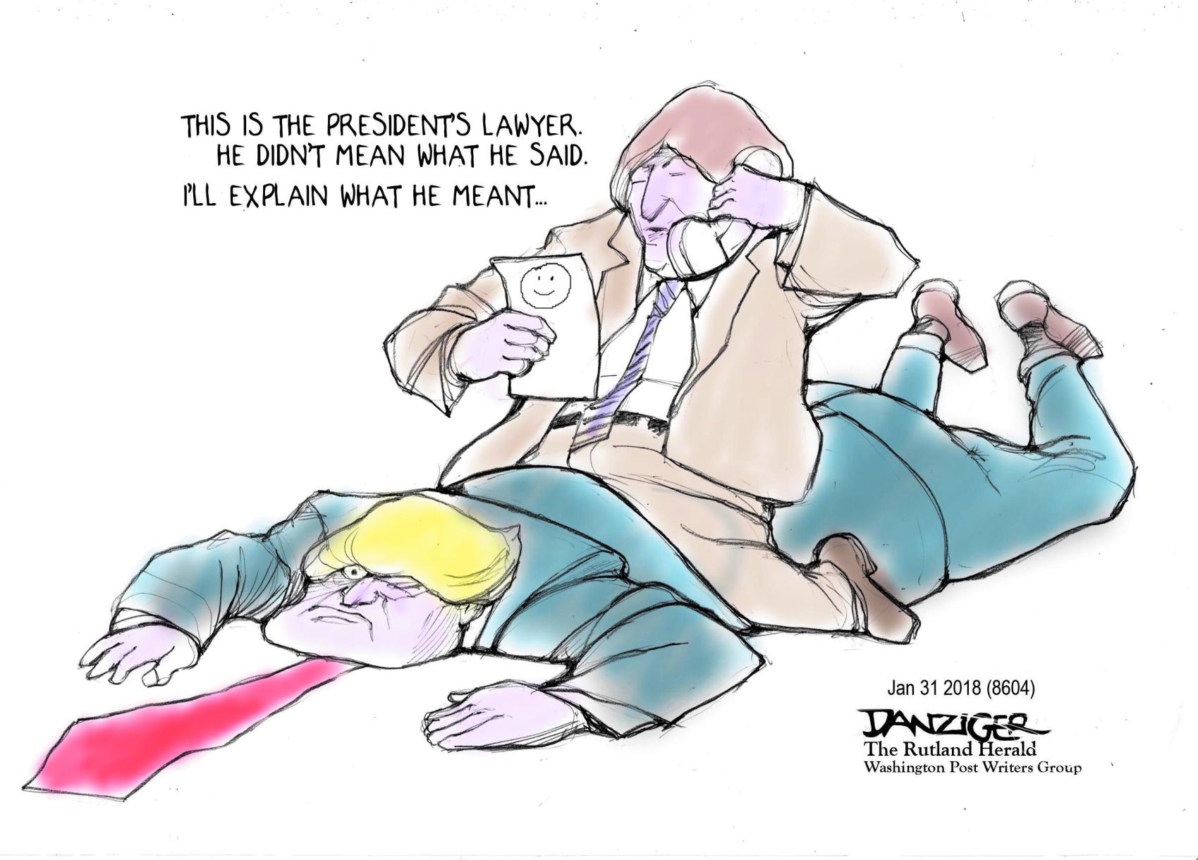 Jeff Danziger cartoon